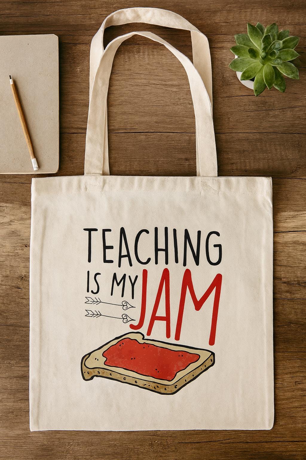 Teacher Tote Bag - Teaching Is My Jam