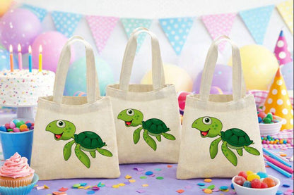 Sea Turtle Party Favor Bags - Set of Three Bags