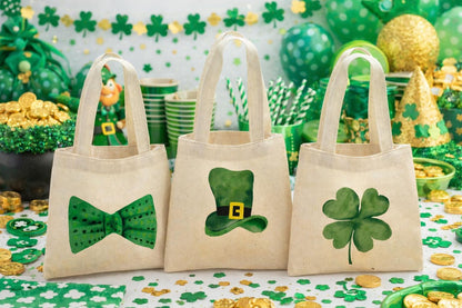 St. Patrick's Day Party Favor Bags - Set of Three Bags