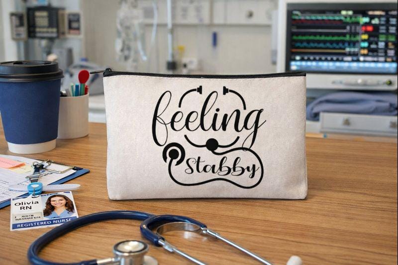 Feeling Stabby Nurse Accessory Bag