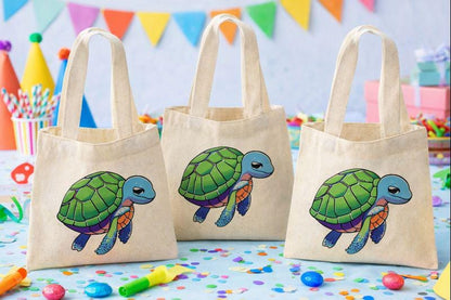 Sea Turtle Party Favors - Set of Three Bags