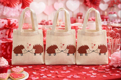 Valentine Party Favor Bags - Set of Three Bags