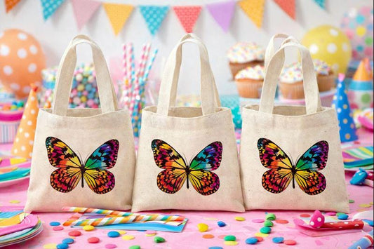 Butterfly Party Favor Bags - Set of Three Bags