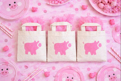 Pig Party Favor Bags  - Sold Individually