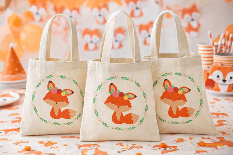 Fox Party Favor Bags - Sold Individually