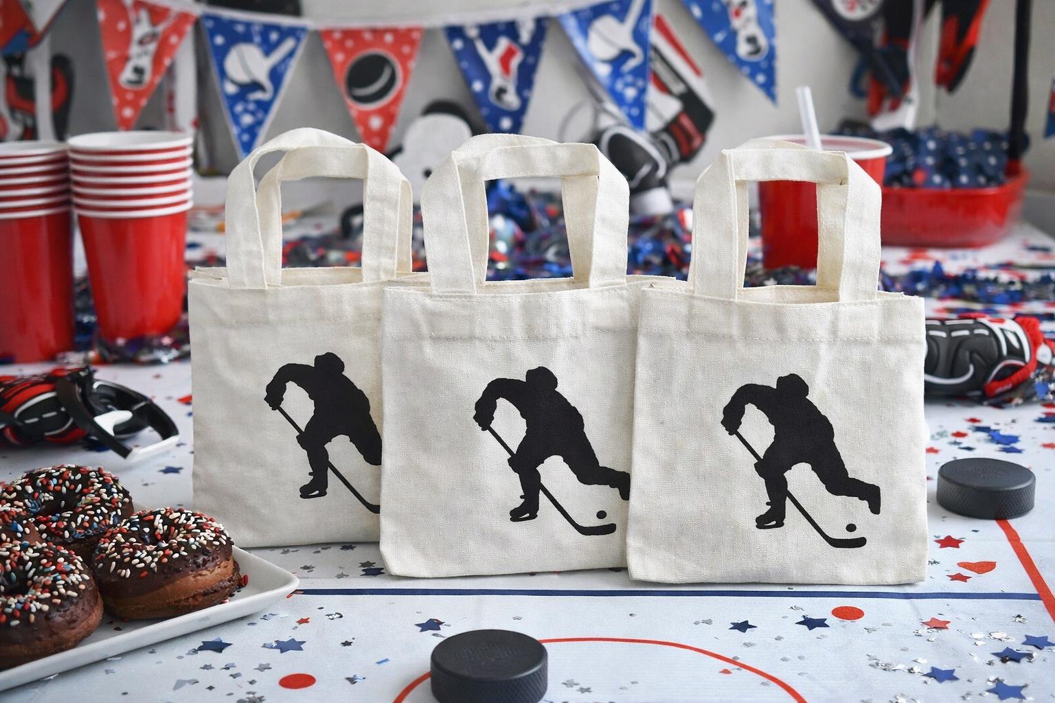 Hockey Party Favor Bags - Sold Individually