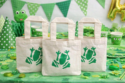 Frog Party Favor Bags - Sold Individually