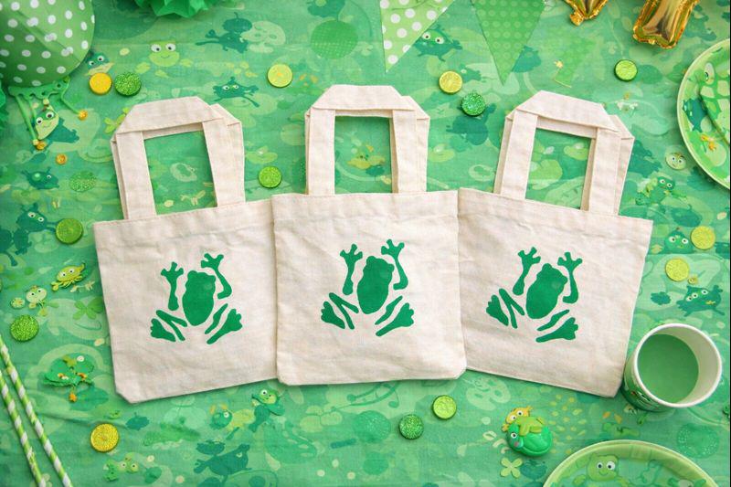 Frog Party Favor Bags - Sold Individually