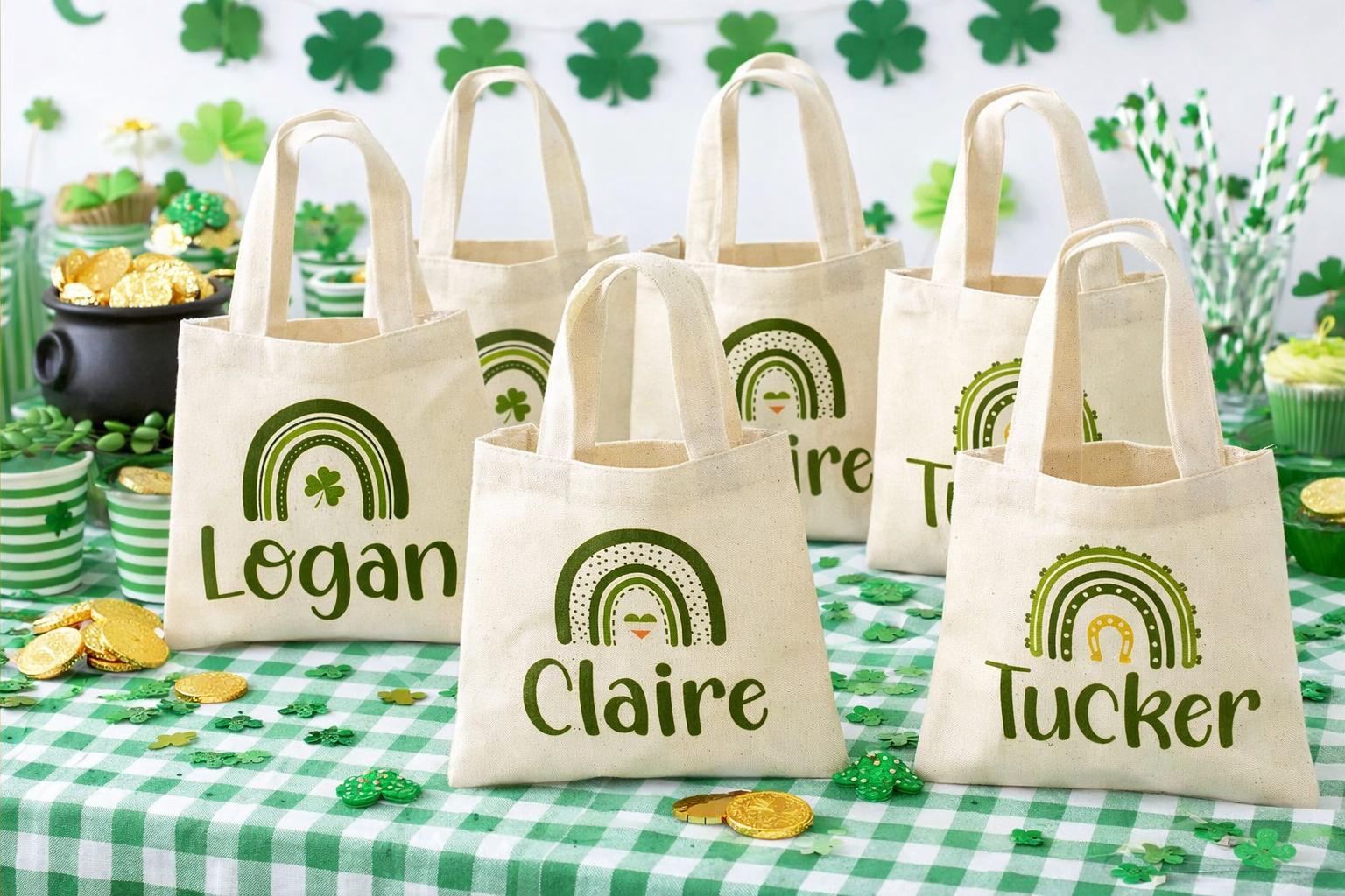 St. Patrick’s Day Party Favor Bags - Set of Six Bags