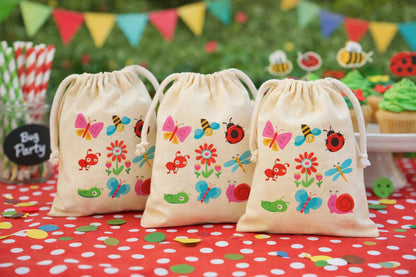 Garden Bug Party Favor Bags