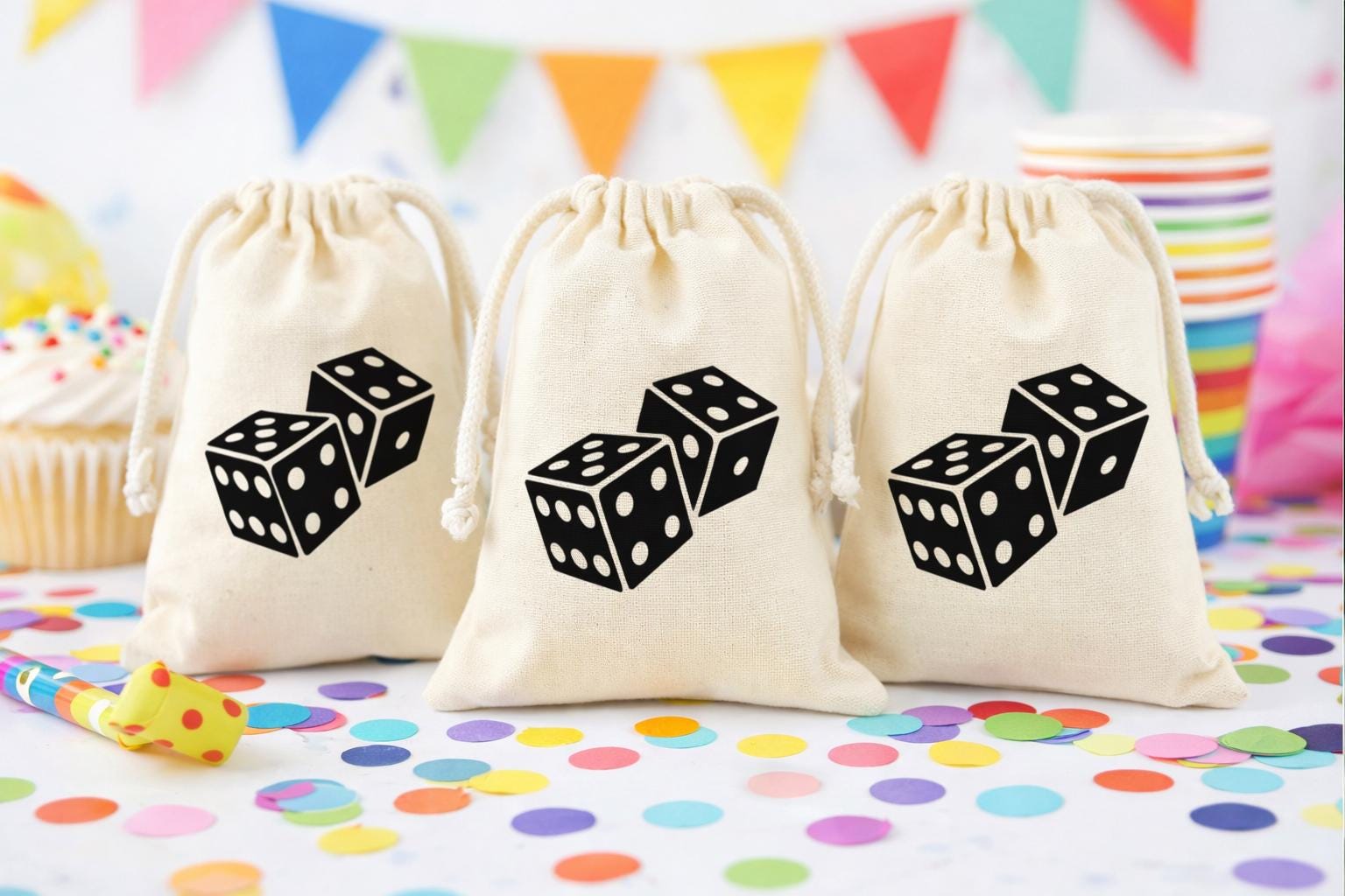 Game Night Casino Party Favor Bags