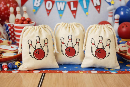 Bowling Party Favor Bags