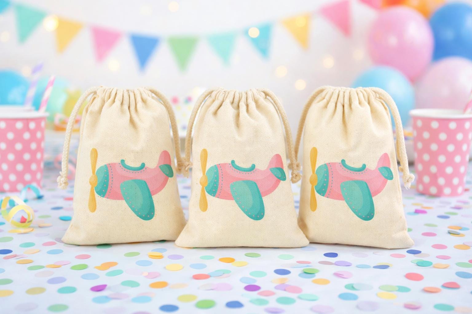 Airplane Party Favor Bags