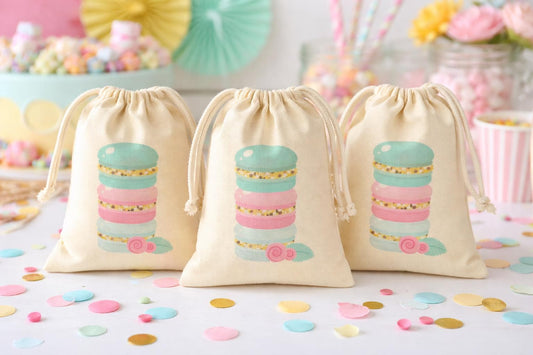 Macaron Party Favor Bags