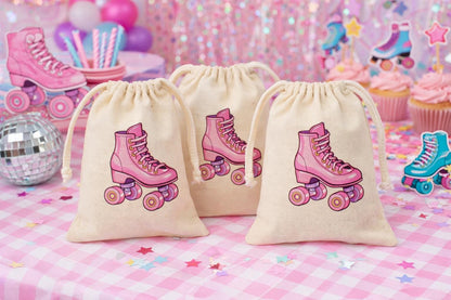 Roller Skating Party Favor Bags