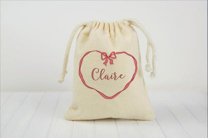 Personalized Coquette Party Favor Bags