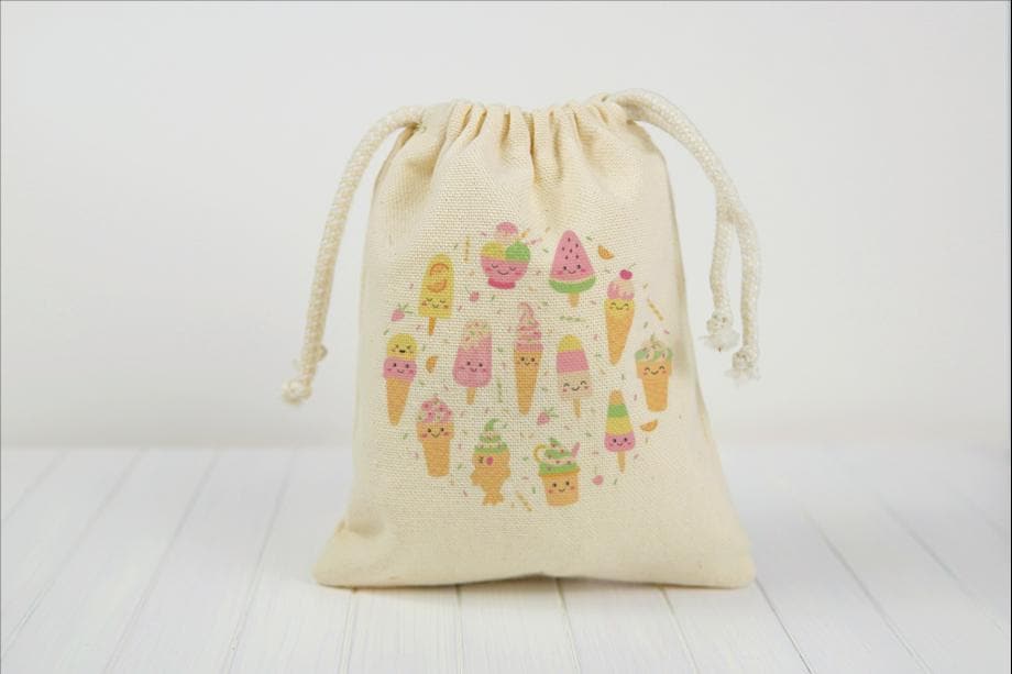 Ice Cream Party Favor Bags