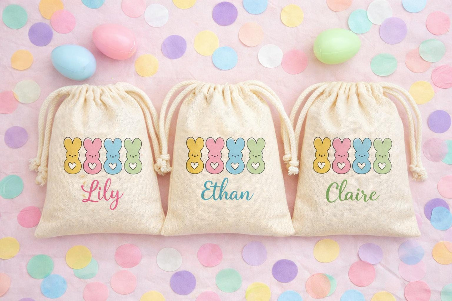 Personalized Easter Party Favor Treat Bags