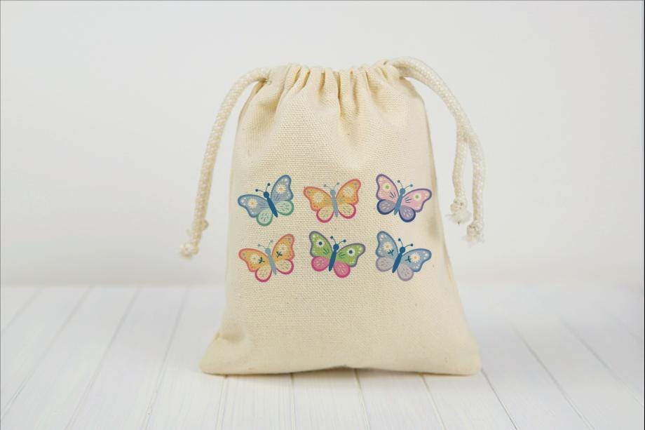 Butterfly Birthday Party Favor Bags