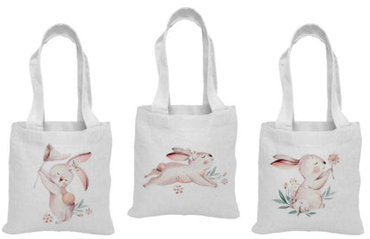 Easter Bunny Party Favor Bags - Set of Three Bags