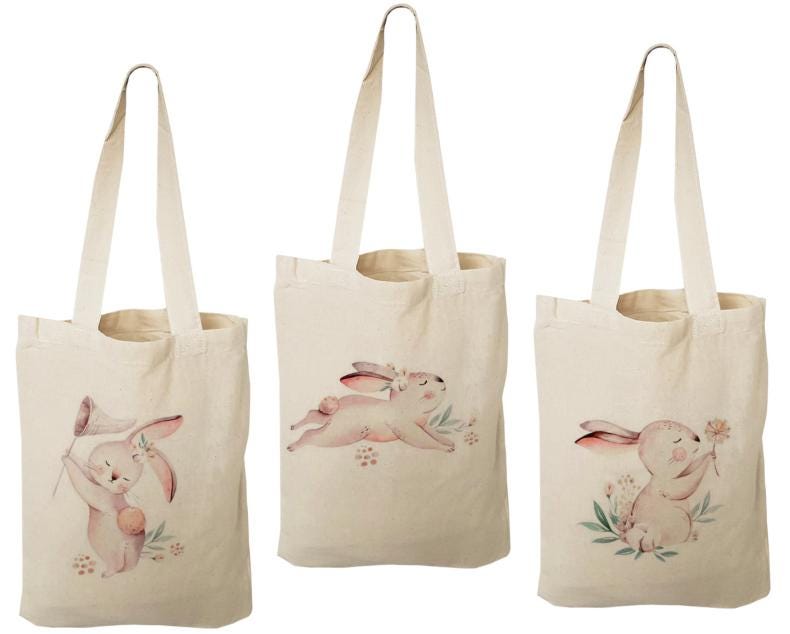 Easter Bunny Party Favor Bags - Set of Three Bags