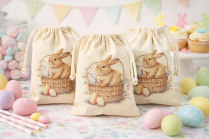 Easter Bunny Party Favor Treat Bags