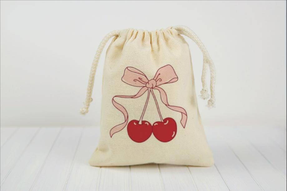 Cherry Party Favor Bags