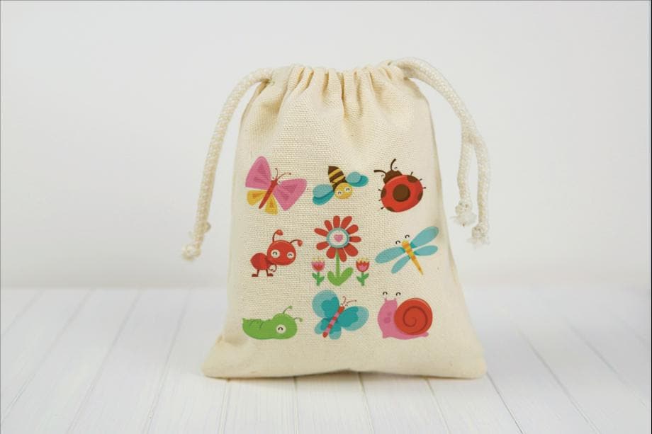Garden Bug Party Favor Bags