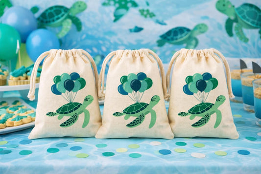 Sea Turtle Party Favor Bags
