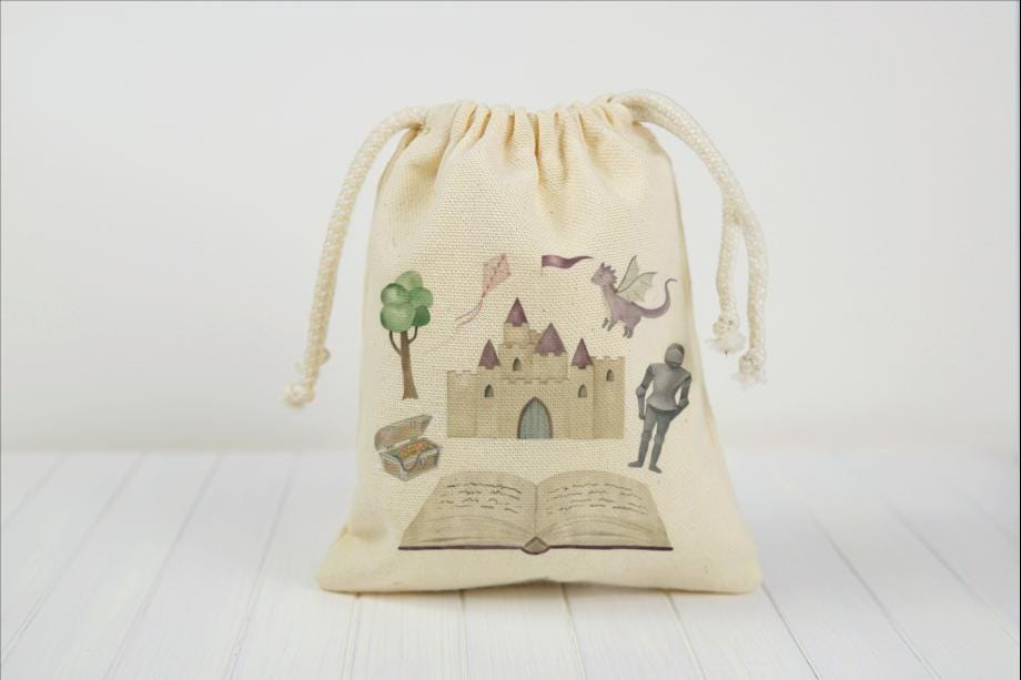 Fairytale Knight Party Favor Bags