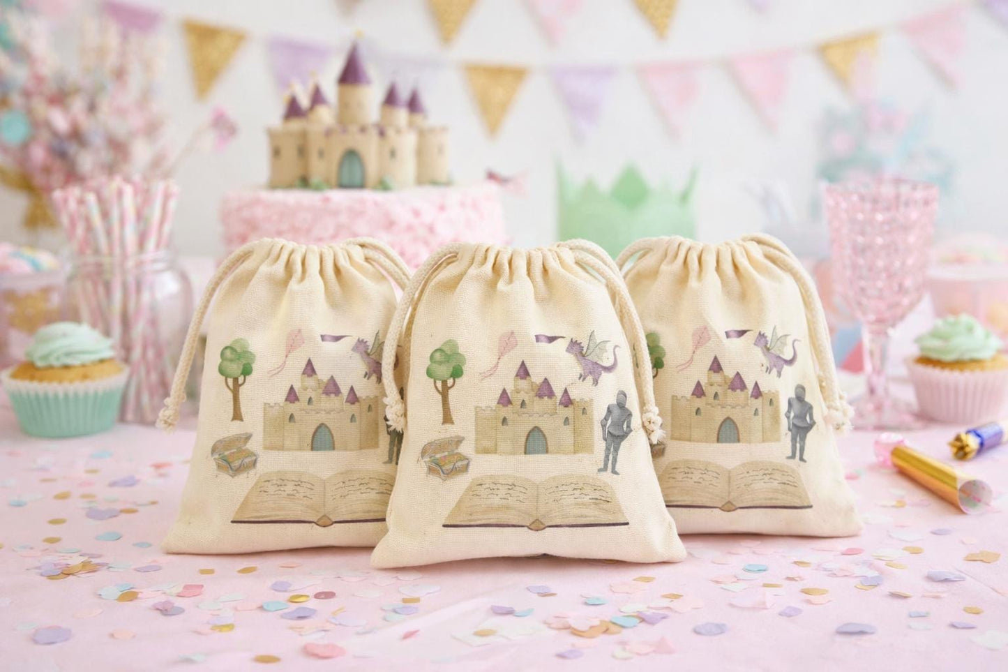 Fairytale Knight Party Favor Bags