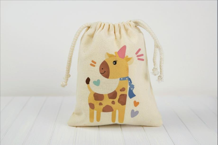 Giraffe Birthday Party Favor Bags
