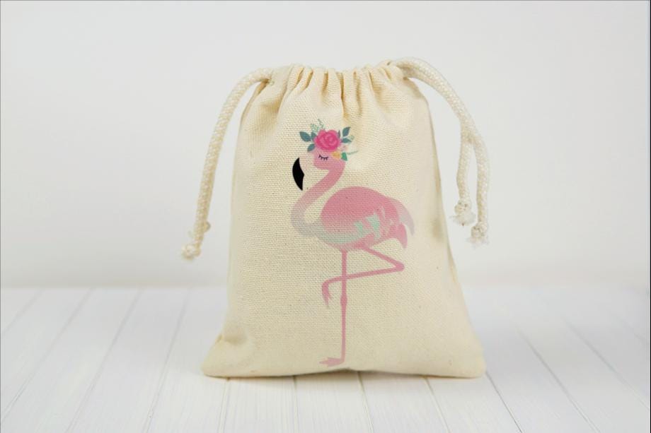 Flamingo Party Favor Treat Goodie Bags