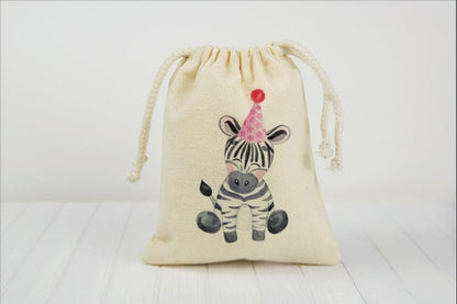 Zebra Party Favor Treat Goodie Bags