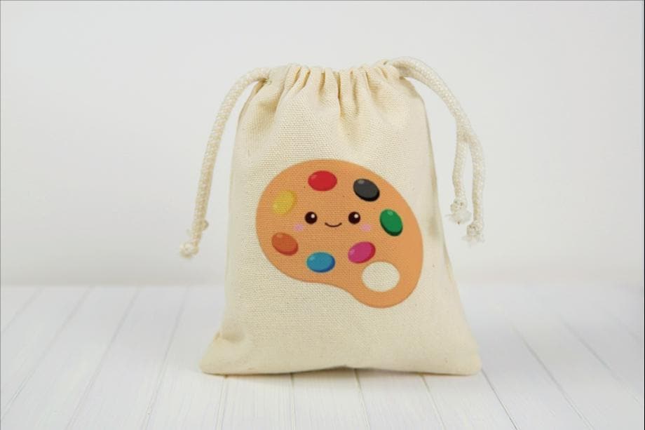 Art Birthday Party Favor Goodie Treat Bags