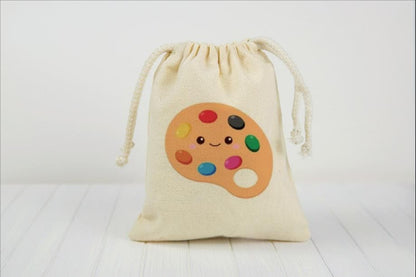 Art Birthday Party Favor Goodie Treat Bags