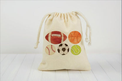 Sports Themed Birthday Party Favor Goodie Treat Bags