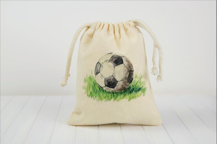Soccer Party Favor Treat Goodie Bags