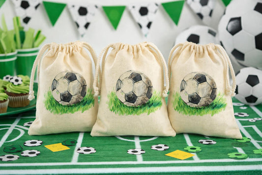 Soccer Party Favor Treat Goodie Bags