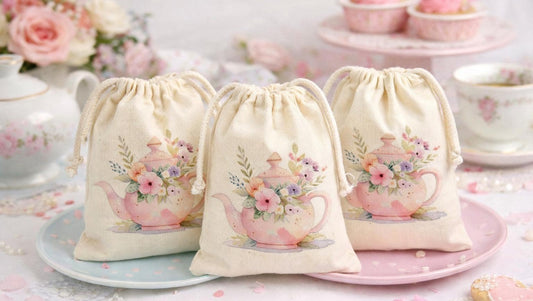 Tea Party Favor Bags