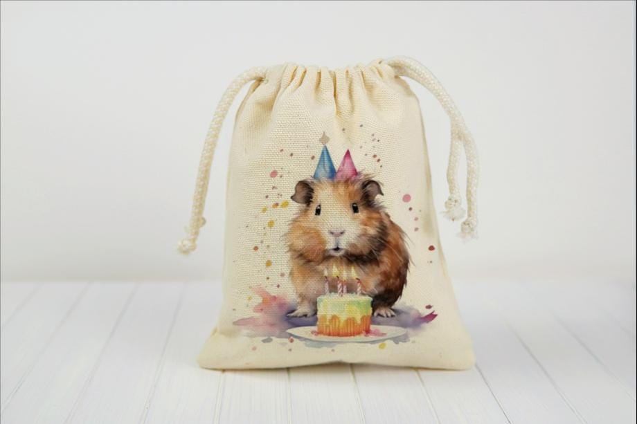 Guinea Pig Birthday Party Favor Treat Goodie Bags