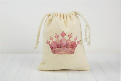 Princess Crown Birthday Party Favor Treat Bags