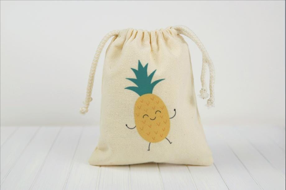 Fruit Party Favor Bags - Set of Four Bags