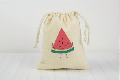 Fruit Party Favor Bags - Set of Four Bags