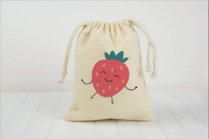 Fruit Party Favor Bags - Set of Four Bags