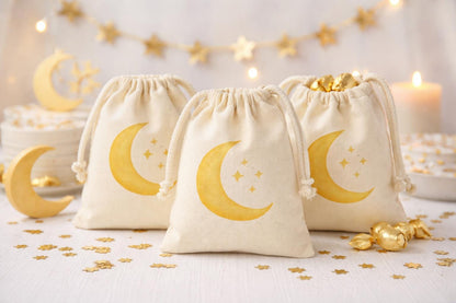 Moon and Stars Party Favor Goodie Treat Bags