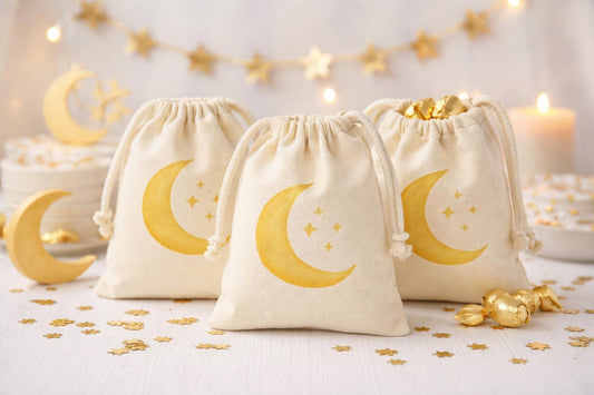Moon and Stars Party Favor Goodie Treat Bags