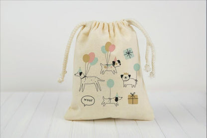 Dog Puppy Birthday Party Favor Goodie Treat Bags