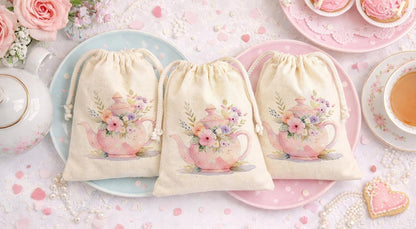 Tea Party Favor Bags