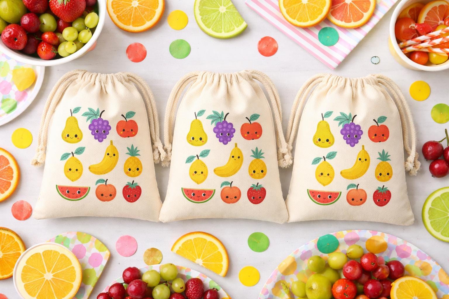 Fruit Party Favor Bags